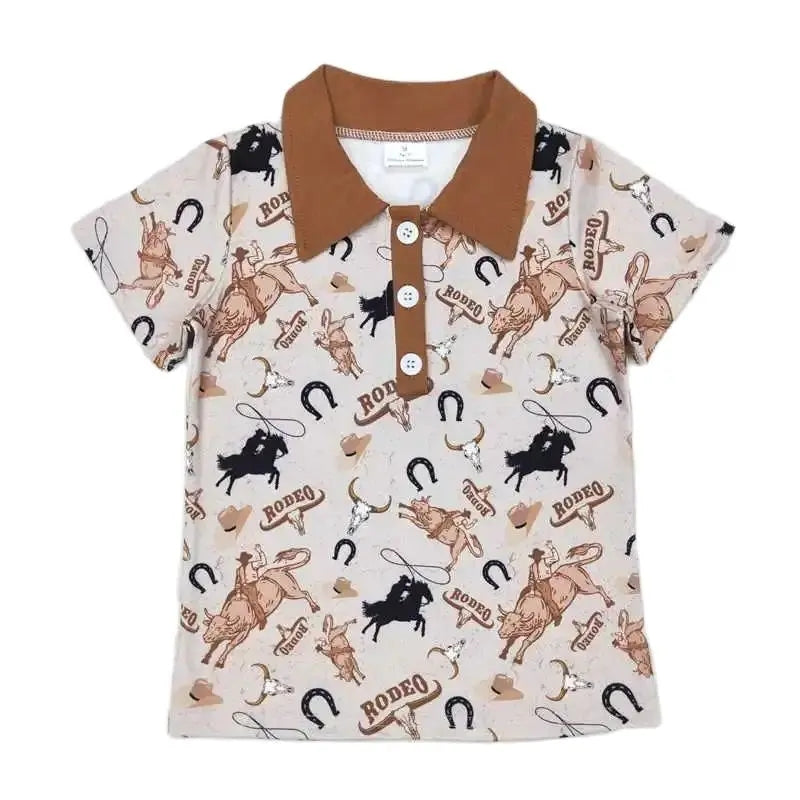 Rodeo Horse Cowboy Western - Boys Clothing - Back To School