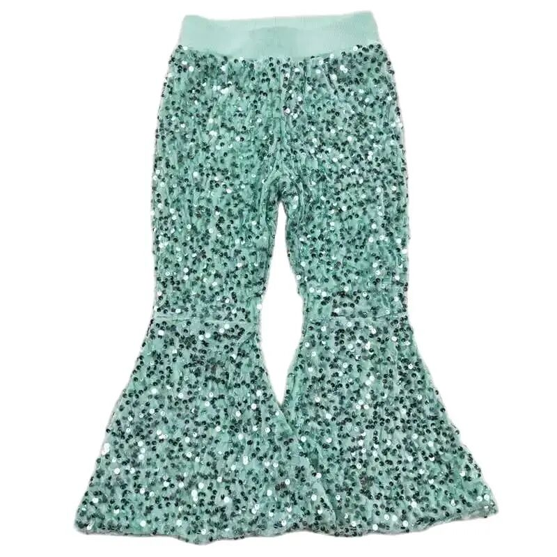 Deluxe Lined Sequin Bell Bottoms (Flare Pants)