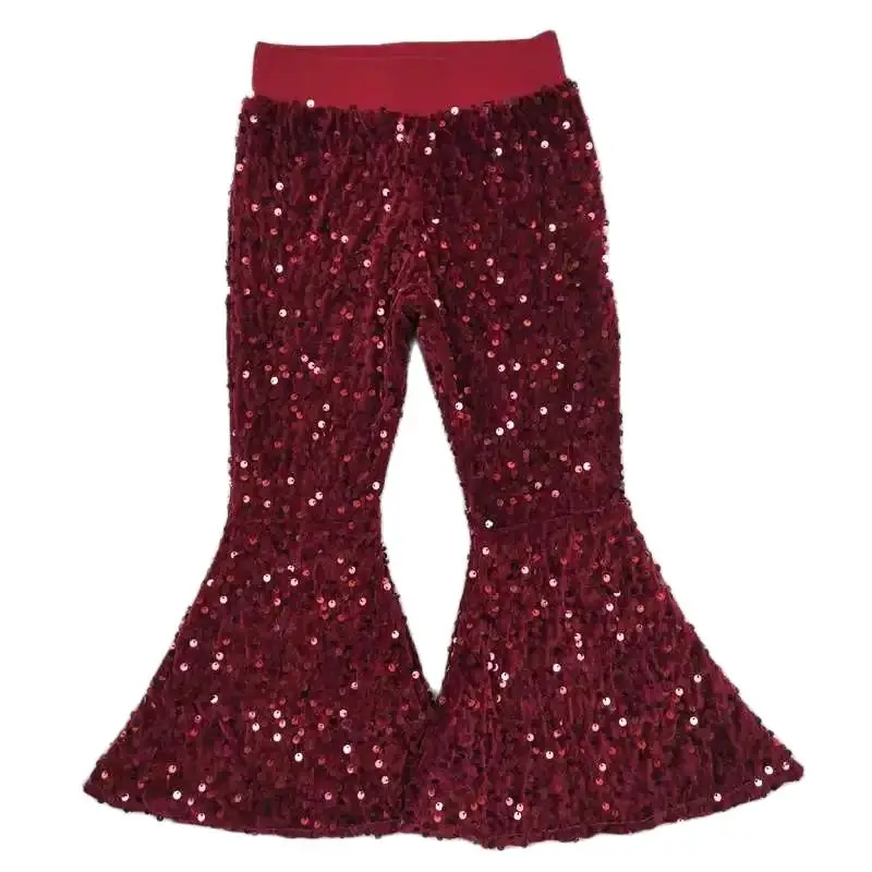 Deluxe Lined Sequin Bell Bottoms (Flare Pants)