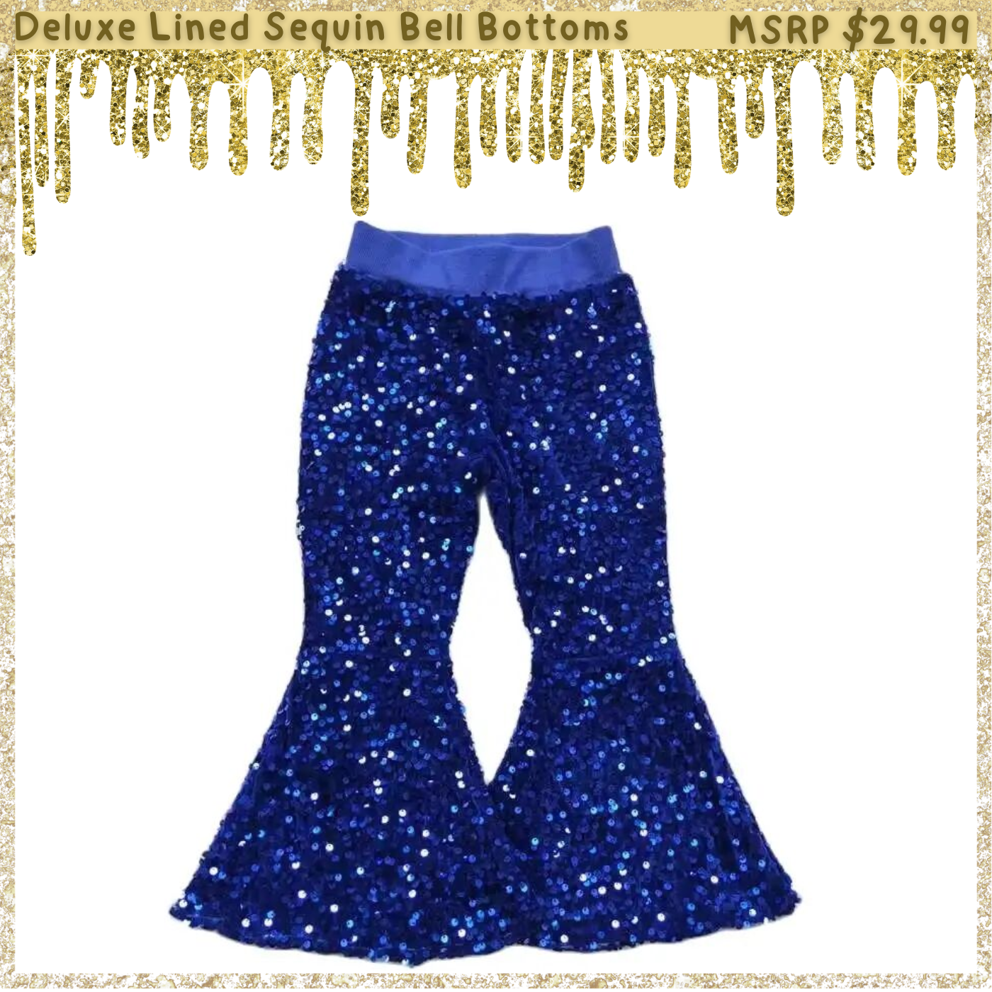 4-Pack Sequin Bell Bottoms: 4th of July