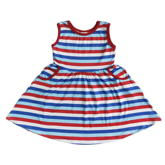 4th of July Dress Simply Stripes - Kids Clothing