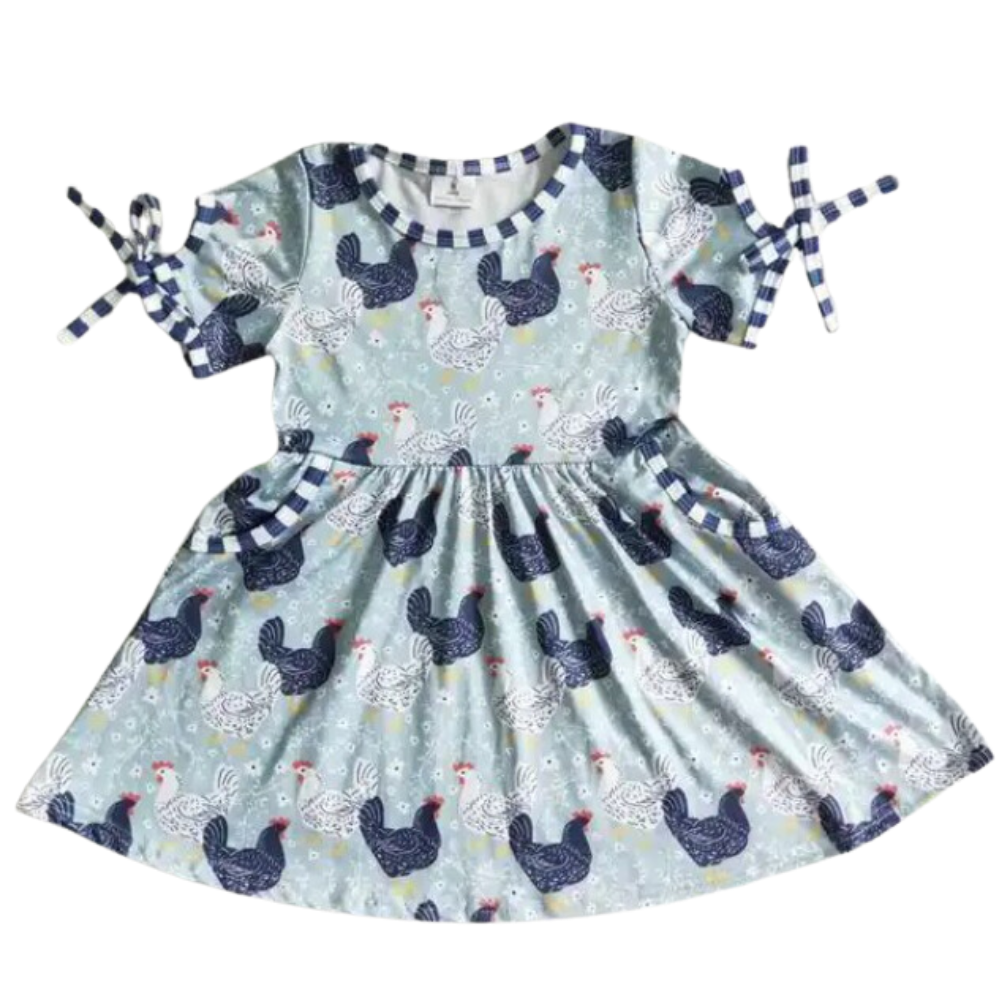 Southwest Dress Tie Accent Chicken - Kids Clothing