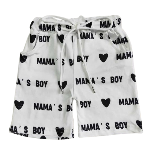 Summer Mother's Day Gifts Mama's Boy Outfit Western Shirt Kids Cloth