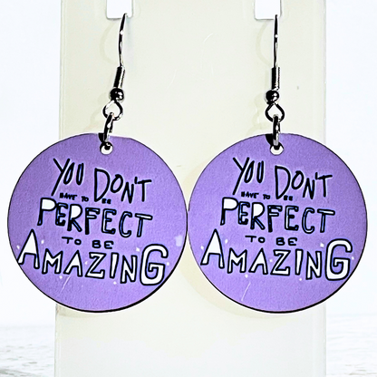 Dangle Earrings - Perfectly Amazing! Galfirmations (Tween/Young Womens Contemporary)