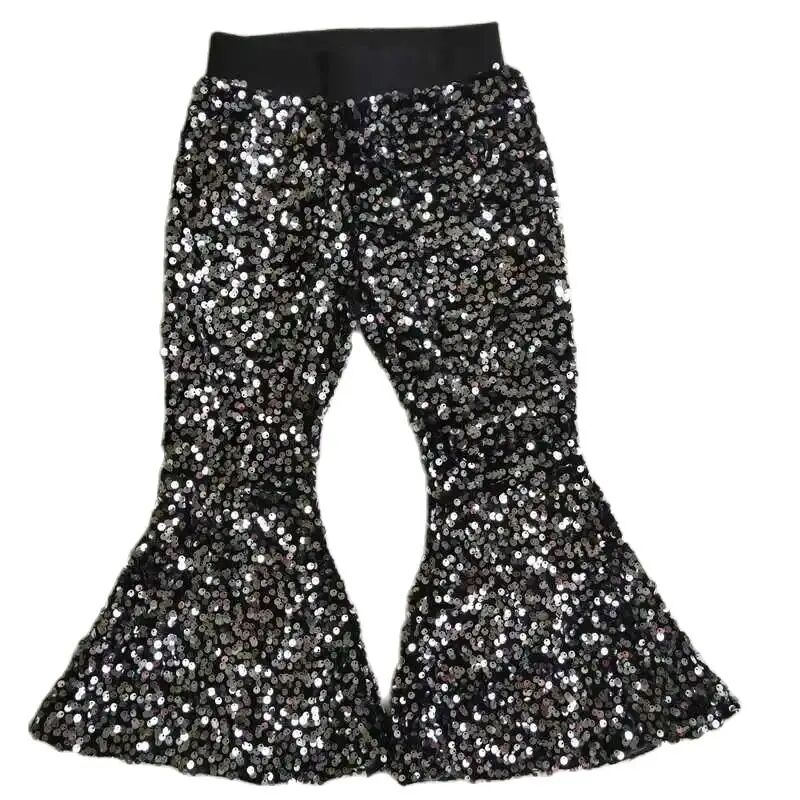 Deluxe Lined Sequin Bell Bottoms (Flare Pants)