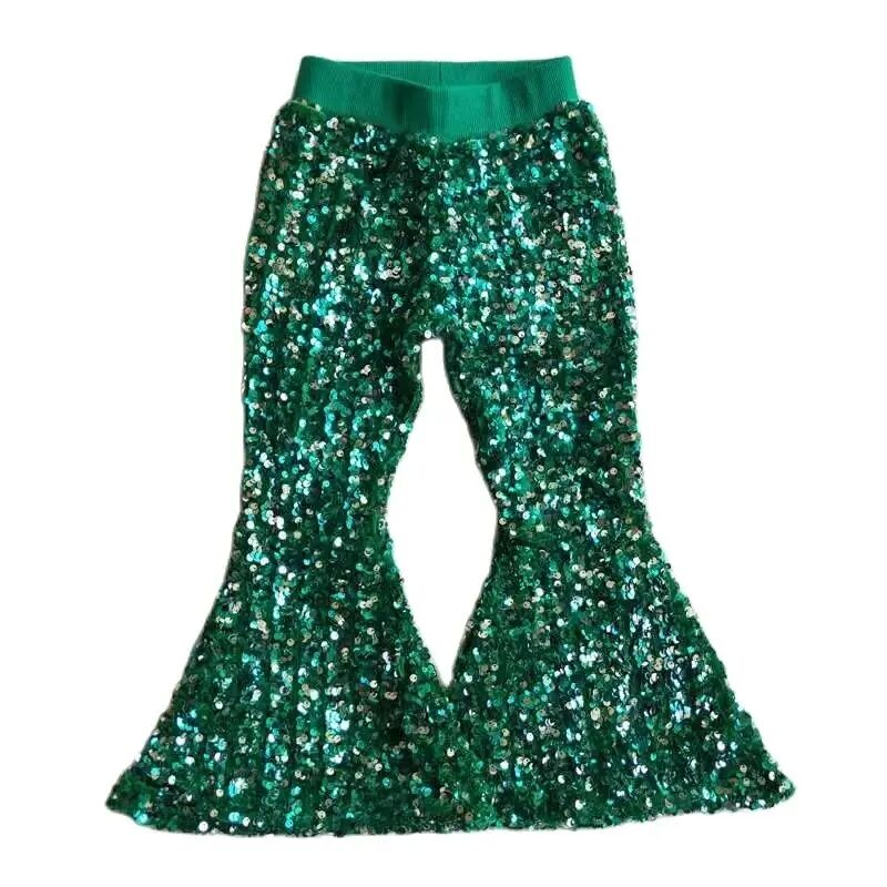 Deluxe Lined Sequin Bell Bottoms (Flare Pants)