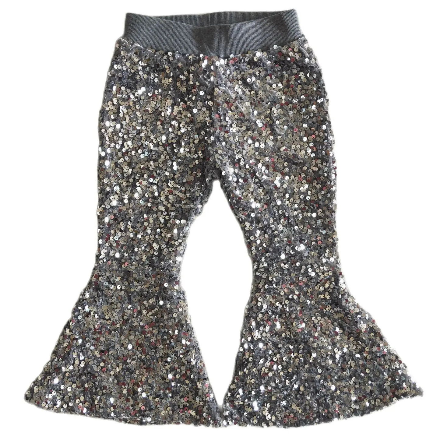 Deluxe Lined Sequin Bell Bottoms (Flare Pants)