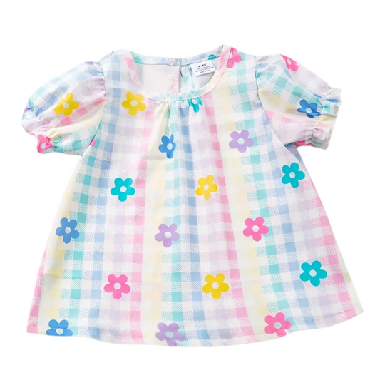 Kids Clothing - Girls Spring Summer Blouse Shirt Floral