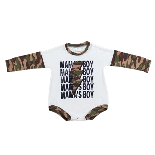 Summer Western Baby Romper Mother's Day Gift Mama's Boy