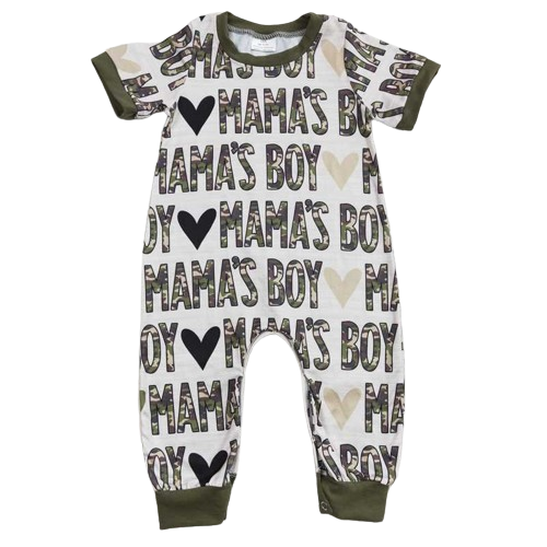 Summer Western Baby Romper Mother's Day Gifts Mama's Boy - Baby Clothes