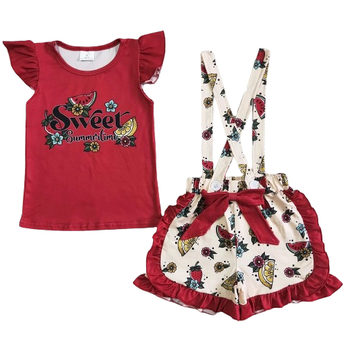 "Rodeo Life" Outfit Southwest Short Sleeve Shirt and Pants - Kids Clothing