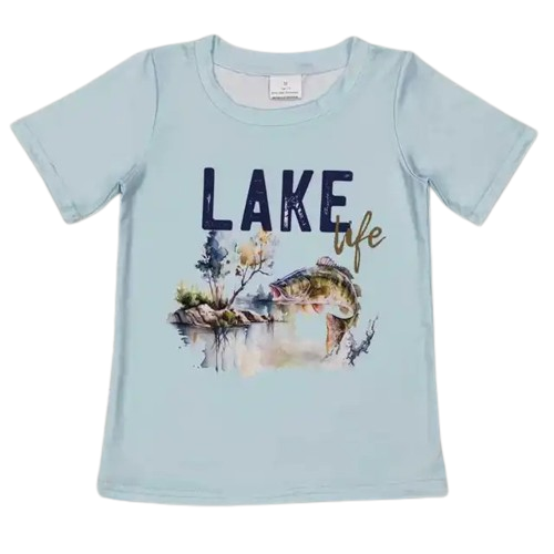 Lake Life Boys Coastal Resort Shirt - Kids Clothes