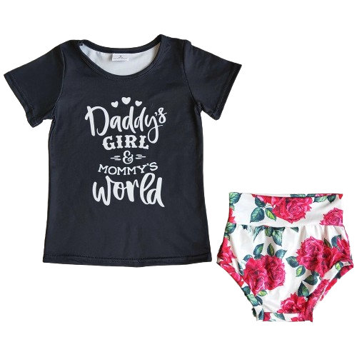 SALE! Daddy's Girl Baby Bummies Outfit Kids Clothes
