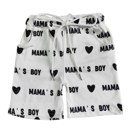 Summer Mother's Day Gifts Mama's Boy Outfit Western Shorts