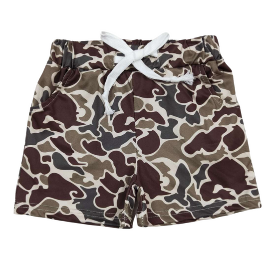 Summer Boys Camo Swimsuit Outfit Western Bathing Suit - Kids Clothes